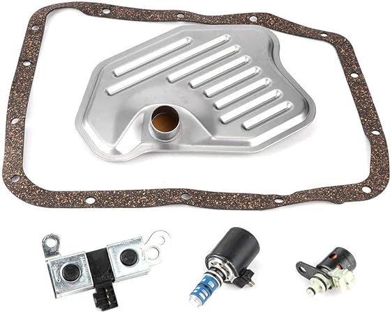 Amazon Duokon自動変速機ソレノイド 4r70w Aode自動変速機ソレノイドフィルターキットepc Tccロックアップシフト エンジンバルブ 車 バイク