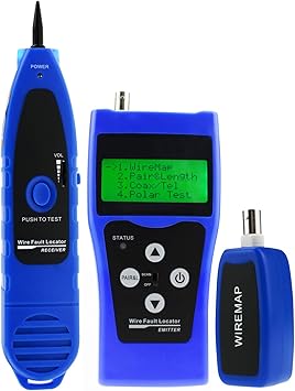 Amazon Com Network Cable Length Tester Bnc Cable Error Detector Telephone Rj11 Coaxial Cable Tester Usb Wire Tracker Hunter Polarity Tester Home Improvement