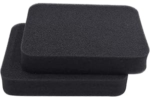 QIEIEI Foam Air Cleaner Replacement Cleaning Sponge 2 Pieces Foam Air Cleaner for 17211-899-000 Gx240 Gx270 Gx340 Gx390 Repla
