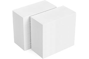 FOCUSLINE 200 Disposable Bathroom Napkins, Linen-Feel Paper Guest Towels, Soft and Absorbent Paper Hand Towels Party Napkins for Bathroom, Kitchen, Dinner, or Event, White, 12" x 17"