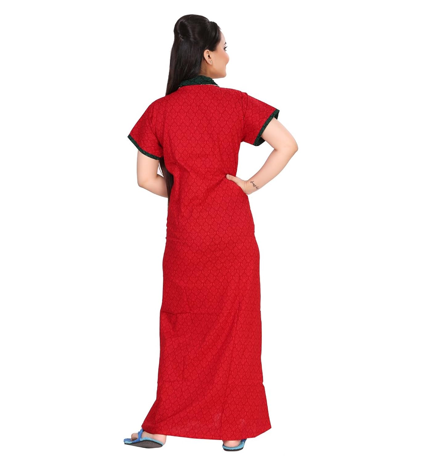 bailey women's cotton nightwear(bailey1232, red, free size)