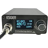KSGER T12 Soldering Iron Station OLED DIY STM32 V2.1S Temperature Controller Electronic Welding Iron Tips Handle Aluminum All