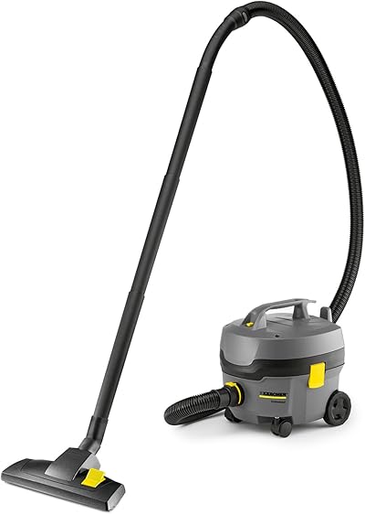 Karcher T 7/1 Classic Trockensauger, Vakuum: 23,5 kPa, Nennleistung: 850 Watt, Behälter: 7 Liter, Saugschlauch: 2 m, inkl. Kombi-Bodendüse, Vliesfiltertüte, Permanent-Hauptfilterkorb