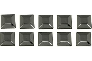 JSP Manufacturing Fence Post Caps 4x4(3 5/8") Nominal - Protect Wooden Pressure Treated Wood Posts - Made of Durable Black Pl