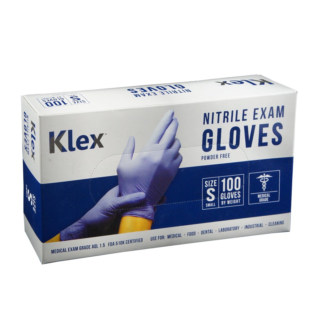 Amazon.com: Klex Nitrile Exam Gloves - Medical Grade