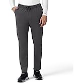 Carhartt Force Cross-Flex Scrubs for Knit Men, Straight Leg Tapered Scrub Pants - Pewter, XL