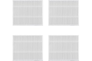 RROCHIO 4-Pack Replacement HEPA Filter Compatible with Roborock Q7 M5/Q7 M5+/Q7 L5/Q7 L5+ Robot Vacuum Cleaner | Replacement Washable Filter, High-Efficiency Filters Replacement Parts