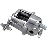 Jiayouy Drum Rack Right Angle Clamp Metal 1.5inch Diameter Square to 0.6inch Diameter Round Drum Set Mounting Multi Clamp Hardware Parts Accessories