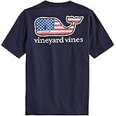 Vineyard Vines Boys Flag Whale Short-Sleeve Pocket Tee