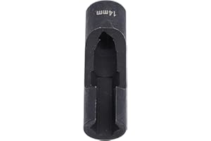 1/2in Drive Chrome Vanadium Steel Fuel Line Socket Efficient Removal for Fasteners On Injector Lines, Bent Pipes, and EGT Sen