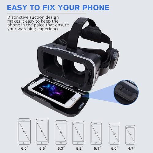 Amazon Vr Headset For Iphone 10 Buy Tech Gear 3D VR Glasses Active