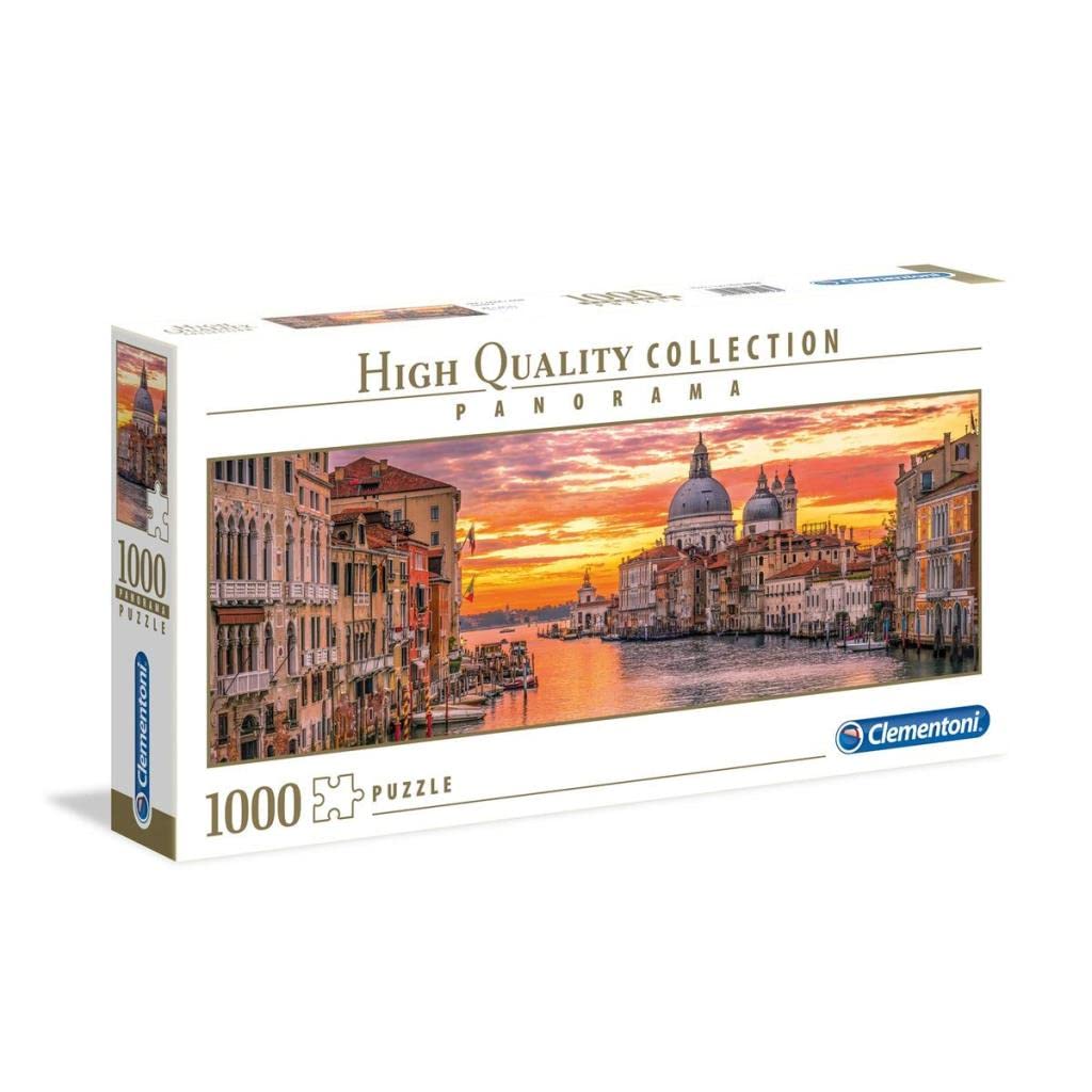 Clementoni - 39426 - Collection Panorama Puzzle for Adults and Children- The Grand Canal - Venice - 1000 Pieces — image 1