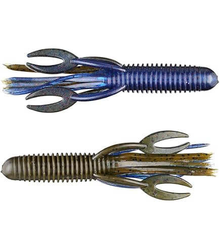 Big Bite Baits 4" Craw Tube Soft Plastic Lures - 8 Pack For Crappie & Panfish Fishing - View #8