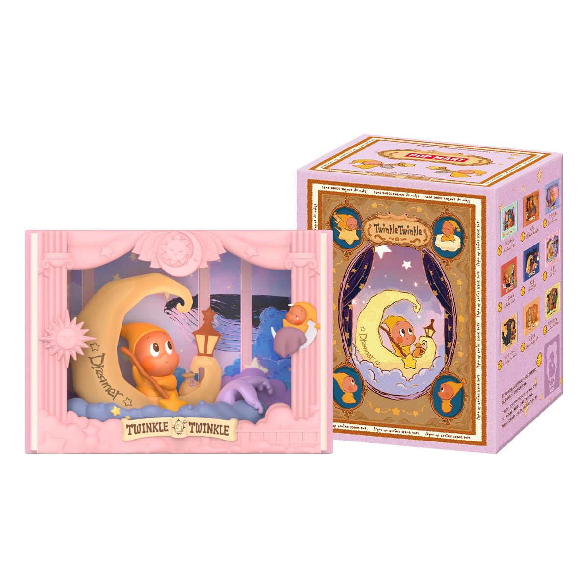 POP MART Twinkle Twinkle Light Up Series Scene Sets 1PC Articulated Character Premium Design Gifts for Women Fan-Favorite Collectible Toy Art Toy Action Figure