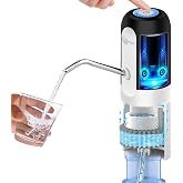 Portable Electric Dispenser Pump Filter for 5 Gallon Water jug，USB-C 1800mAh