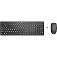 HP Combo de mouse y teclado inalámbricos 230 - Conexión inalámbrica de 2.4 GHz - Batería de larga duración - Diseño duradero 