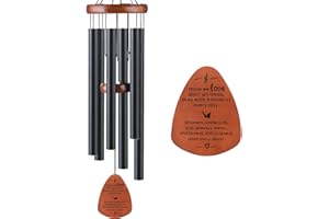 ABEICO Memorial Wind Chimes for Outside, Sympathy Gift for Loss of Loved One Mom Dad, Ideal for Funeral, Remembrance & Bereavement, Outdoor Use