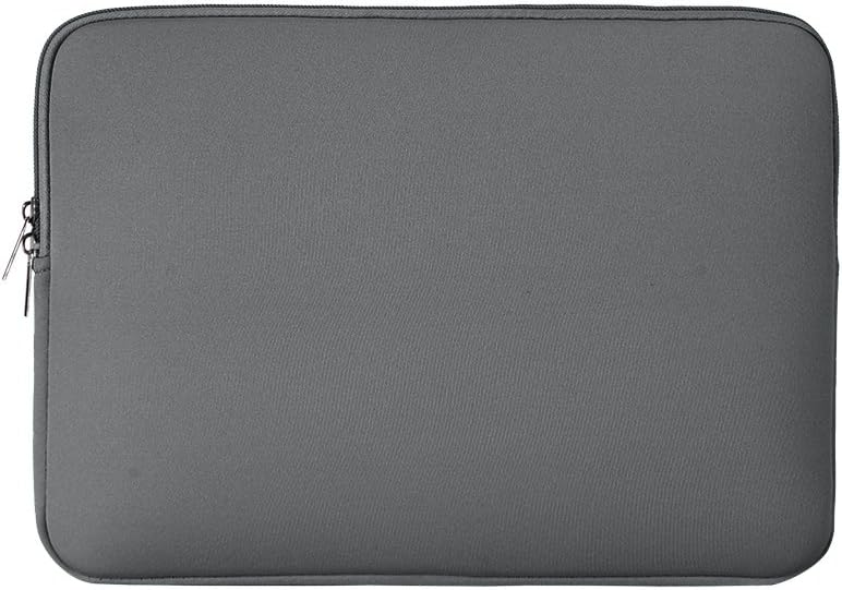 RAINYEAR 14 Inch Laptop Sleeve Protective Case Soft Lining Padded Carrying Bag Compatible with 15" Macbook Air M2 M3 M4 M5 14" Notebook Computer Ultrabook Chromebook(Grey,Upgraded Version) - Image 4