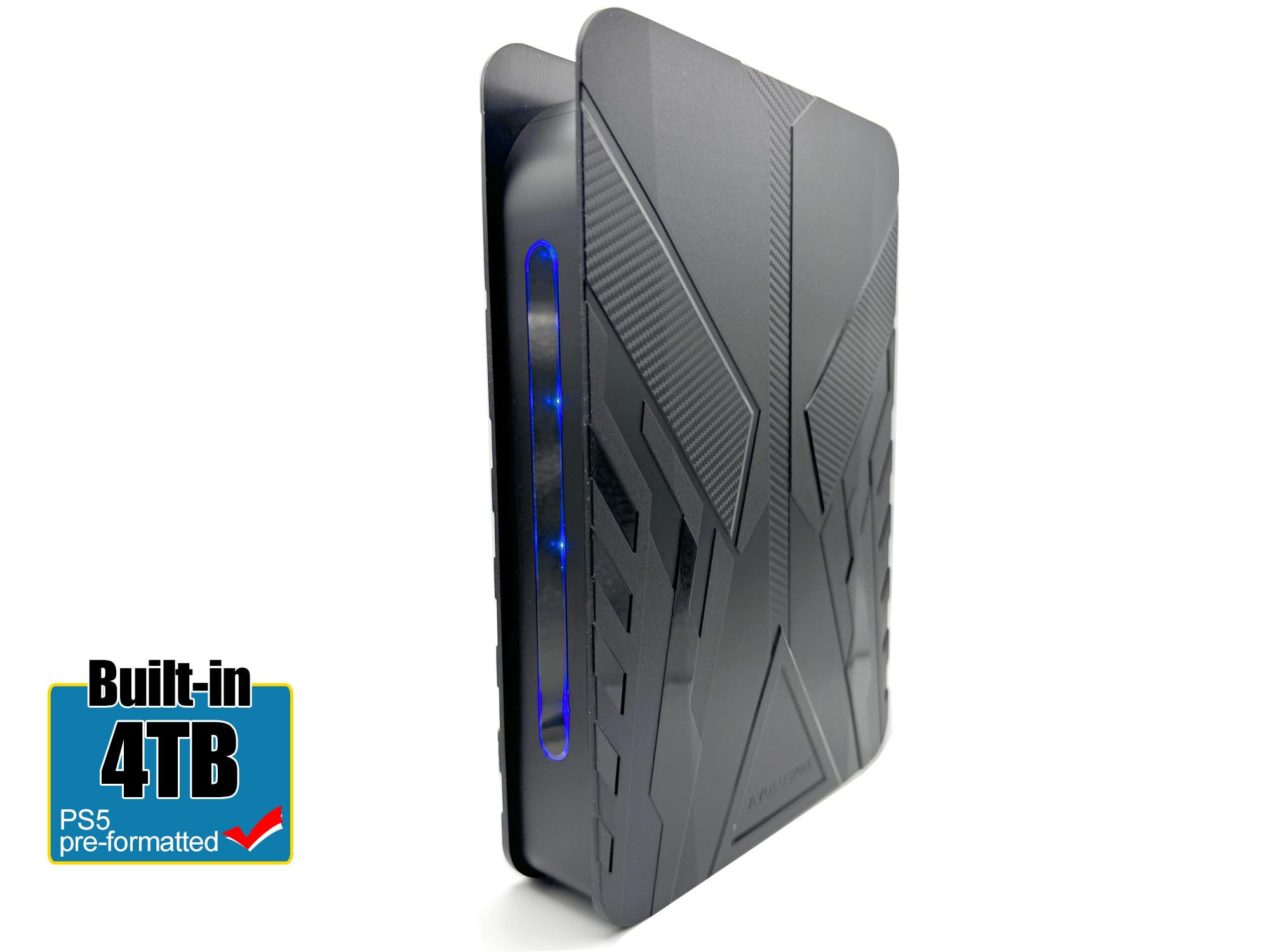 Avolusion PRO-T8 Series 3TB USB 3.0 External Gaming Hard Drive for PS5 Game Console (Black) - 2 Year Warranty (Renewed)