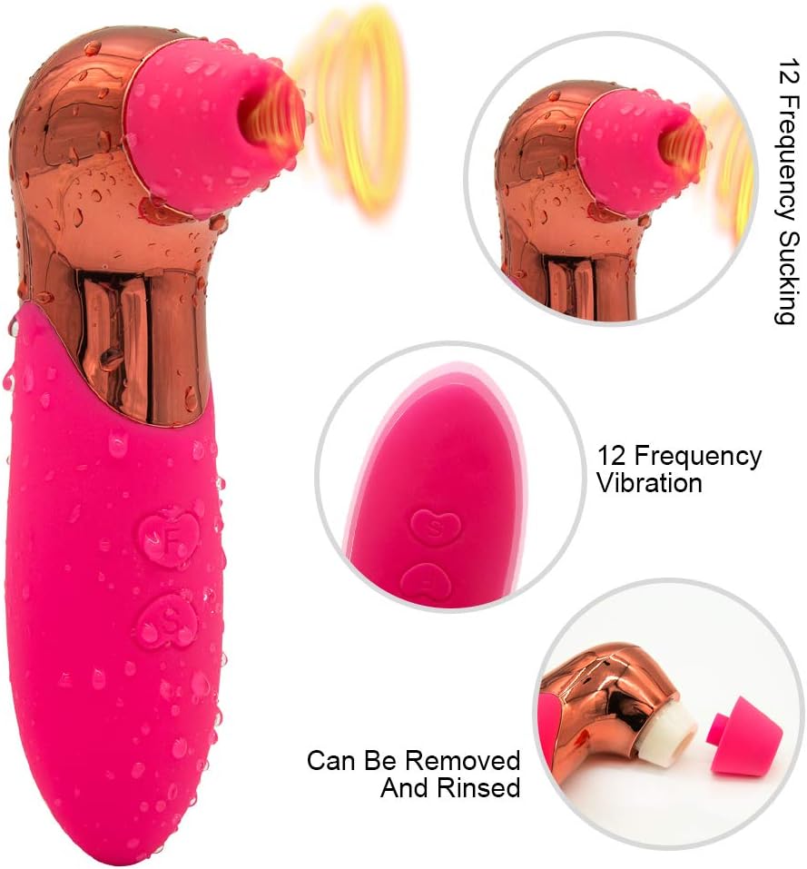 2020 Best Simulated Oral Sucking Toy 8 Multiple Speeds Sucking Clitorial Oral Licking Toy,Tongue Vibrate Toy Oral Tongue Simulator for Women,T-Shirt