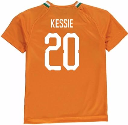 2018 19 Ivory Coast Home Football Soccer T Shirt Jersey Franck Kessie 20 Kids Football Amazon Canada