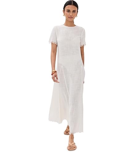 staud hawthorne maxi dress Women's Dress, Black/Ivory, M at Amazon Women's Clothing store Its made from thick Size:Size 10/38 Shop Filipiniana Dresses and nav_category:Clothing > Tops > Shirts & Polos