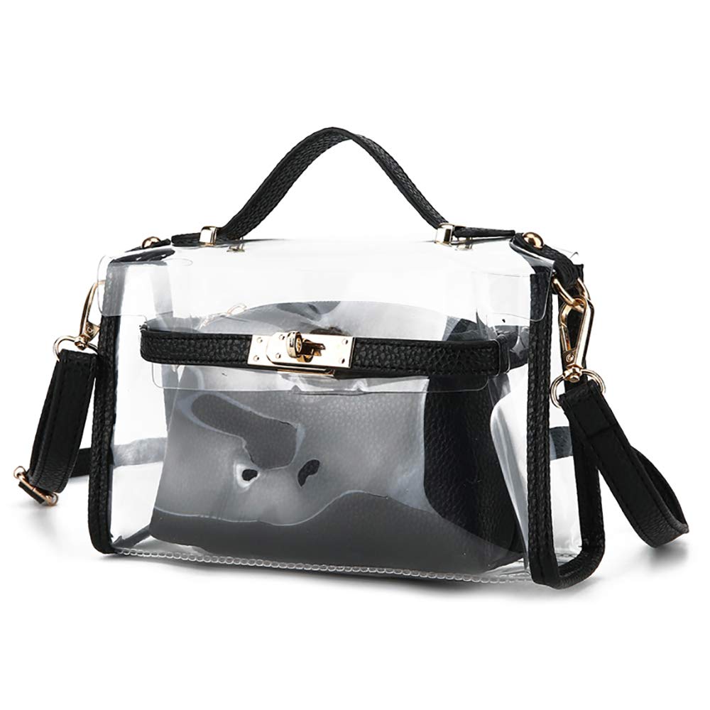 NFL Stadium Approved Peicees Clear Crossbody Messenger Shoulder Bag