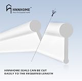 HNNHOME Soft Shower Screen Seal Strip White 1.2 Meter Folding Door Rubber view 2