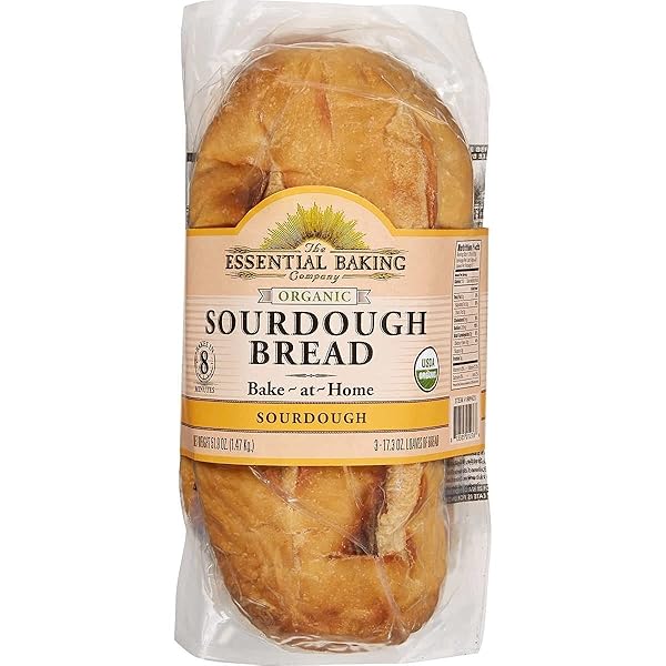 ESSENTIAL BAKING COMPANY ORGANIC ARTISAN SOURDOUGH BREAD, 18.2 OUNCE (PACK OF 3)