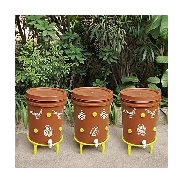 Daily Dump Chomp Triple Aerobic Compost Kit (20L x 3) - Easy, Smell-free, For Converting All Kinds of Kitchen Food Waste… - Image 6