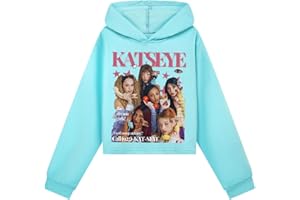 Chitoldeder KATSEYE Merch Girls Hip Hop Short Style Hoodie Kids Pullover Tops Sweatshirt Manon Sophia Music Casual Wear
