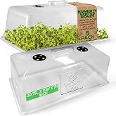 Yield Lab 7 Inch Clone Dome - 5 Pack Humidity Vented Domes - Plant Growing | Heavy Duty Plant Growing Propagation Domes With Adjustable Vents For Seedling, Germination, Soil &amp; Hydroponic Horticulture