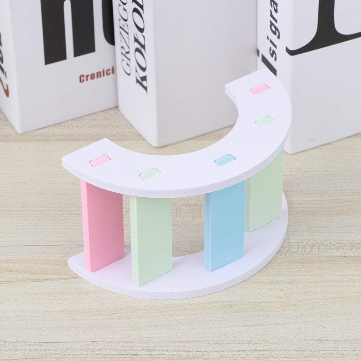 POPETPOP Hamster Toys Hamster Rainbow Bridge Syrian Hamster Toys for Small Animal,Habitat Exerise Toy Hamster Cage Accessories - Image 5