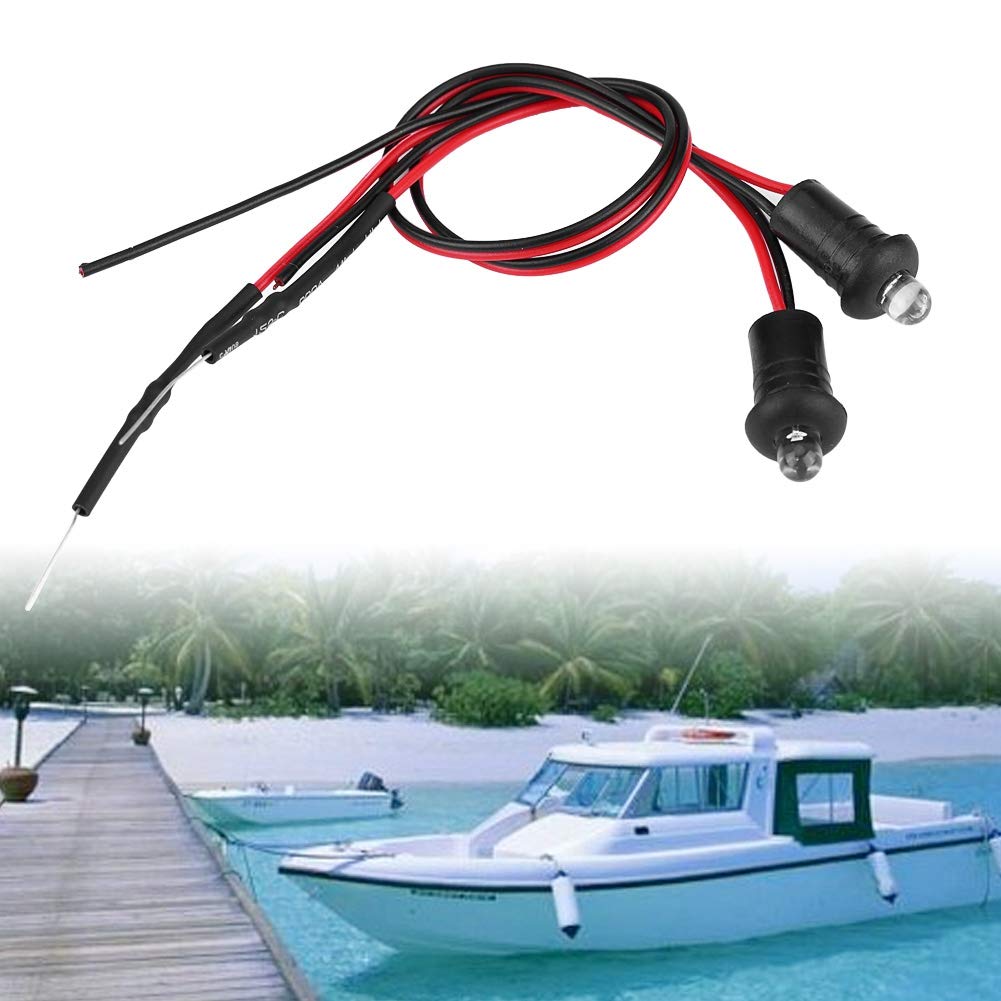 Motorcycles Car Light 2Pcs RVs Antitheft Security Light Indicator for