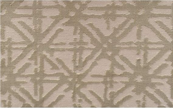 Amazon Com Kane Carpet 3 X 10 Genesis Geometric Lattice Pattern Beige Rectangular Polypropylene Area Rug Runner Furniture Decor