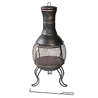  Cancun Redfire Gartenkamin braun XXL 