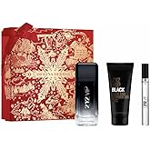 Carolina Herrera 212 Vip Black 3-Piece Gift Set for Men (3.4 Oz Eau De Parfum Spray + 3.4 Oz Shower Gel + 0.34 Oz Eau De Parfum Spray)