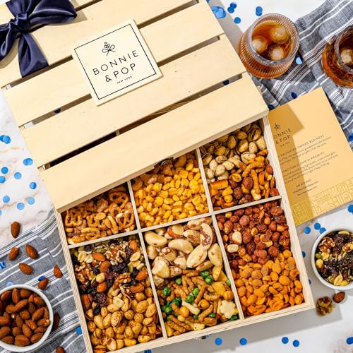 Mua BONNIE AND POP - Nut Gift Basket | Healthy Gift of Assorted Nuts in ...