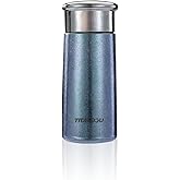 titaudou Titanium Vacuum Insulated, Double Wall Ultralight Travel Tumbler for Cold & Hot, Sports Water Bottle Thermal Insulation Cup for Hiking Camping Picnic,Blue
