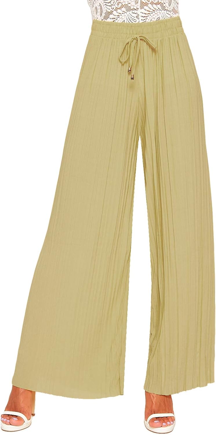 WearAll Damen Palazzo Hose Mit Schädel Druck - Weite Beine Größe 44-54
