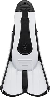 Cressi Light Fins Short Swimming Fins White 37/38 Agile Training Flippers view 3