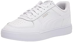 PUMA Men's CAVEN Sneaker, Puma White-Gray Violet, 12