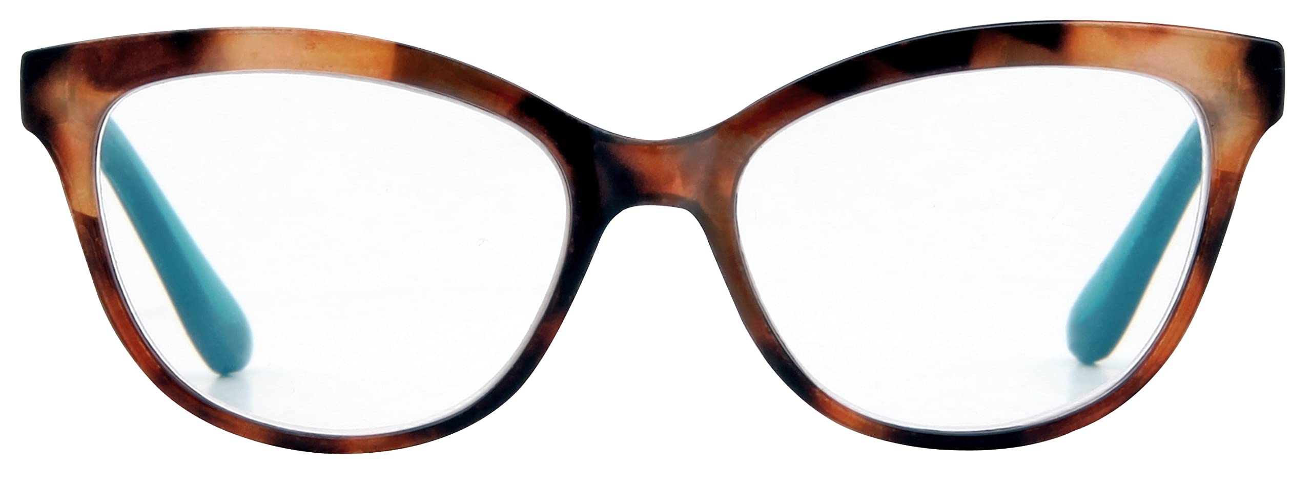 Foster Grant Danube Reading Glasses for Women +2.50 – Cat Eye Frame in Fashion Design with Spring Hinges, Scratch-Resistant Lenses & Protective Case