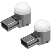 VekAuto 2 Pcs PDC Reverse Parking Assist Sensor Compatible for Nissan Altima 2015-2018, for Nissan Maxima 2016-2018, Durable ABS Plastic Gray Rear Bumper Parking Assist Sensor