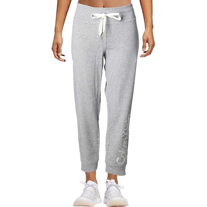 calvin klein grey sweatpants womens