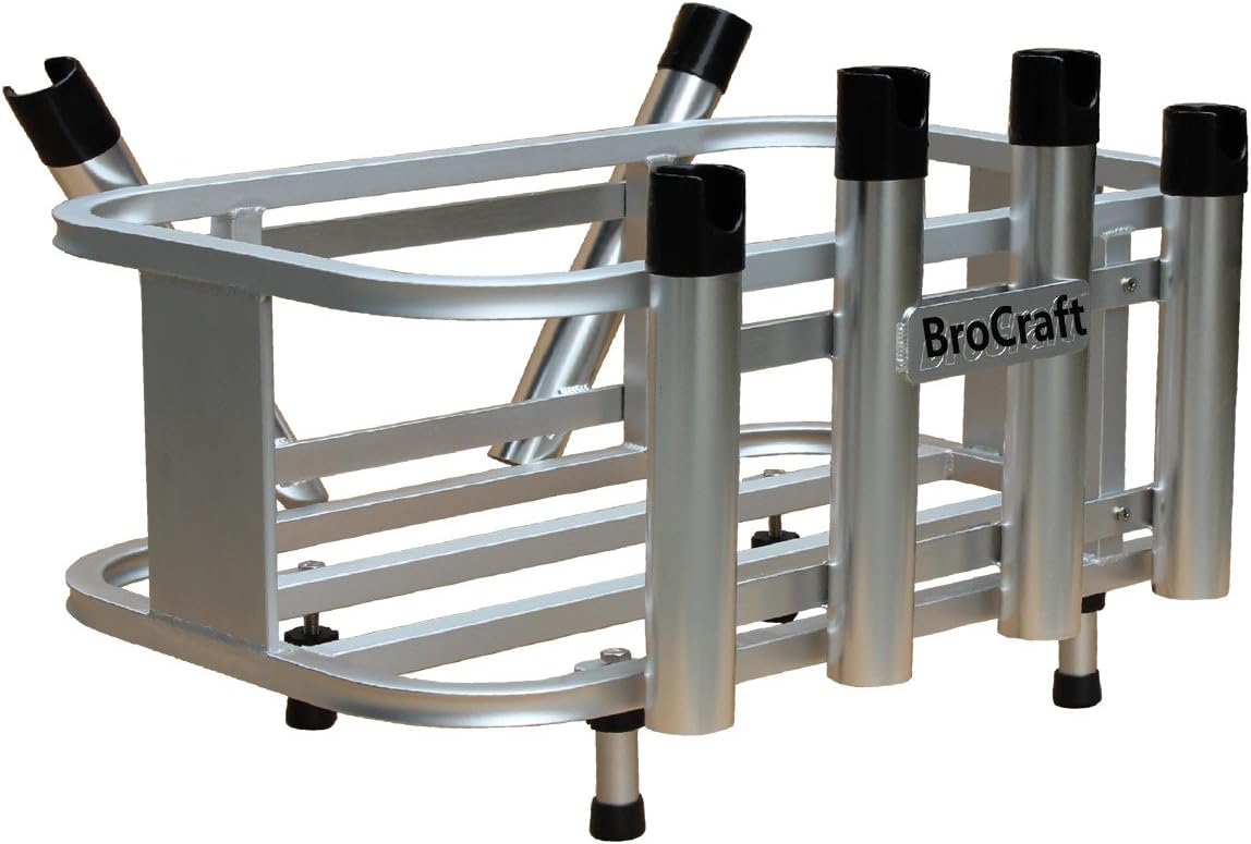 aluminum fishing pole holder