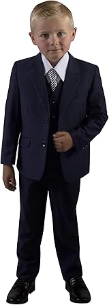 boys slim fit navy suit
