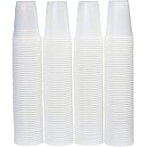 Amazon Basics 16-Ounce Disposable Plastic Cups, Clear/Translucent - Pack of 240