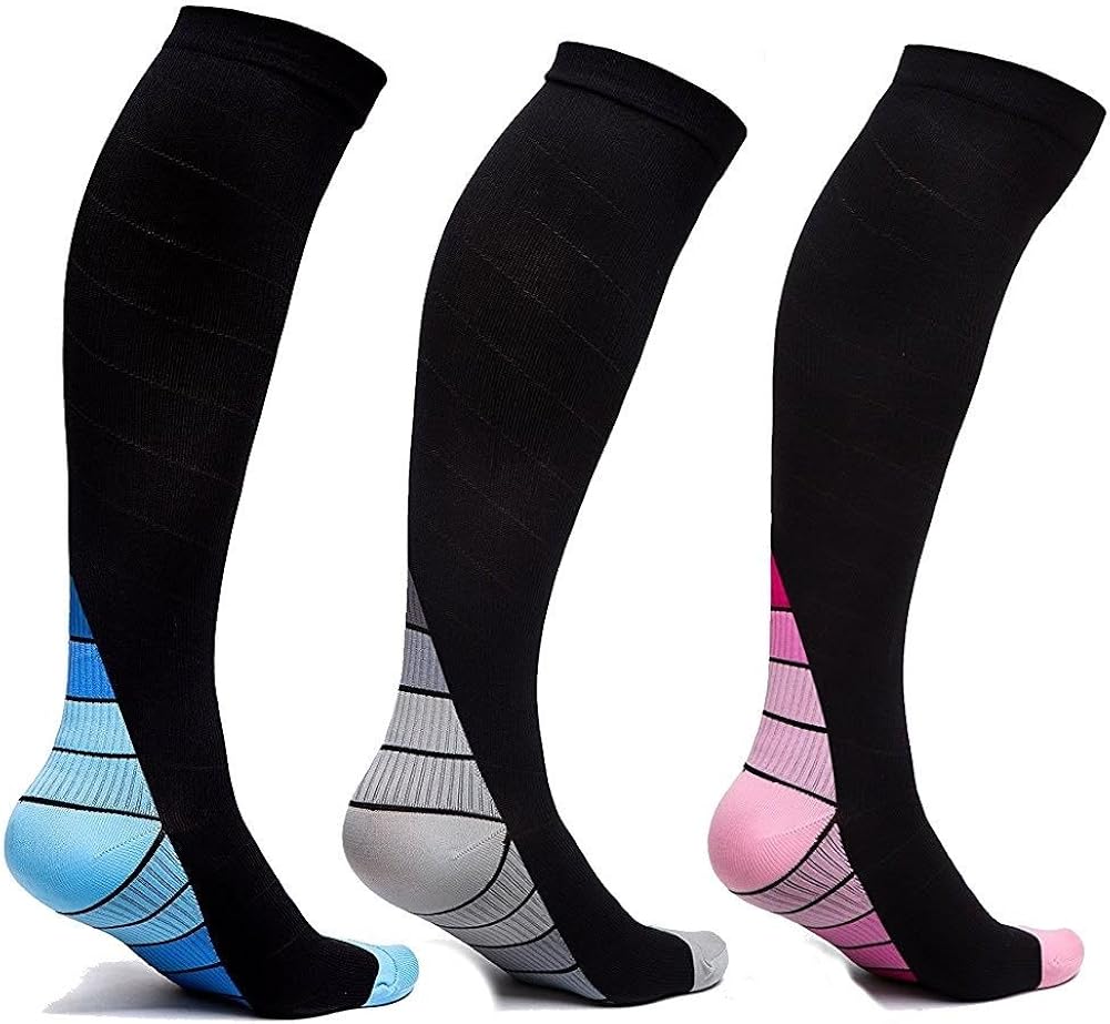 DCF Unisex Sports Compression Socks (6 Pack) Amazon.ca Clothing