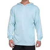 Billabong Hooded Rash Guard for Men Big and Tall, UPF 50+ Long Sleeve Swim Shirt